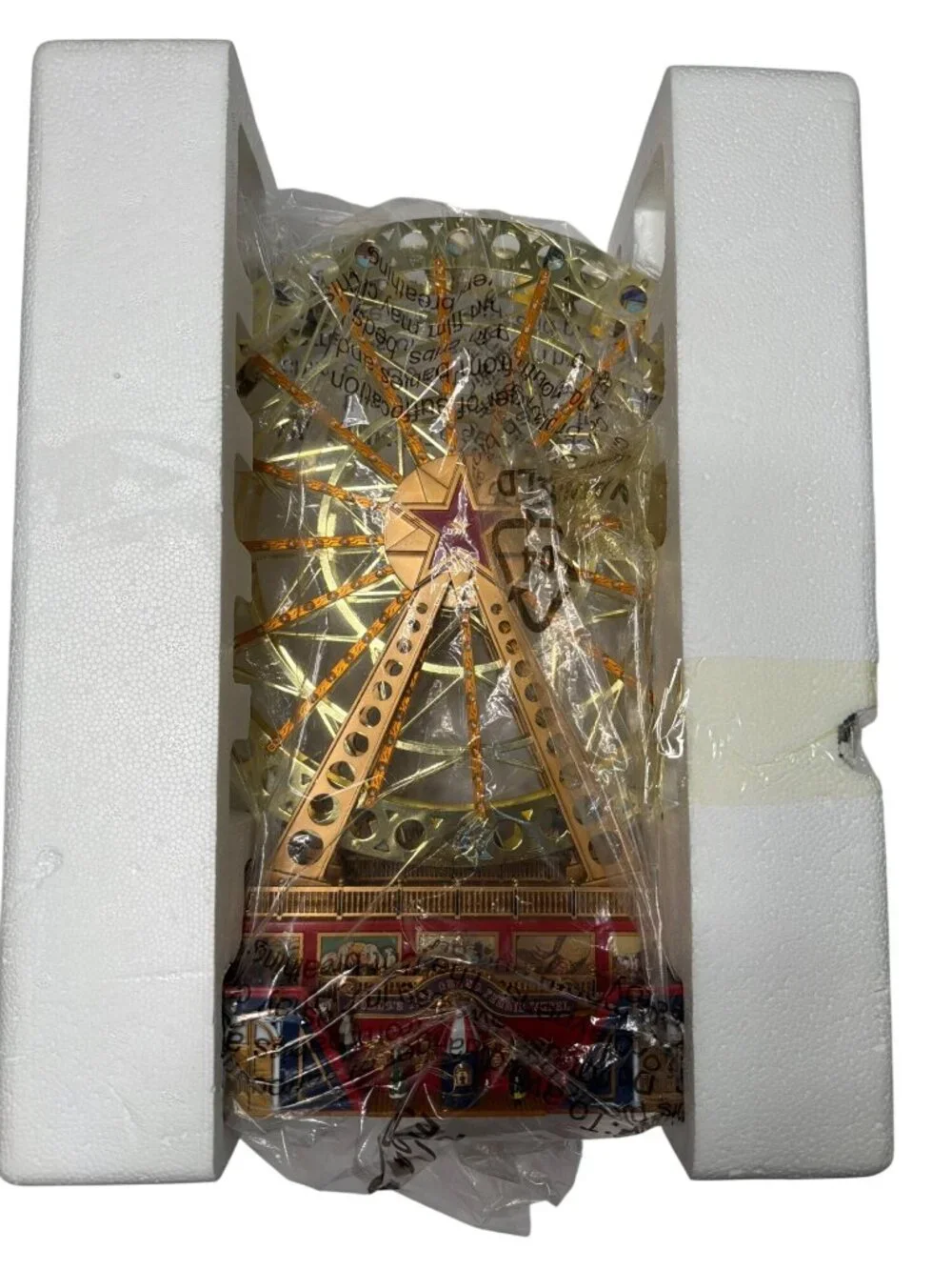 NWB Mr. Christmas Light Snow Ferris Wheel Multicolor